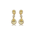 Gold Yellow Fancy Elegance Ohrringe