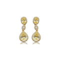 Gold Yellow Fancy Elegance Ohrringe - Maison Venus Noir