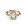 Golden Crystal Radiance Ring - Maison Venus Noir