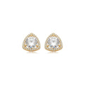 Golden Crystal Trinity Ohrringe - Maison Venus Noir