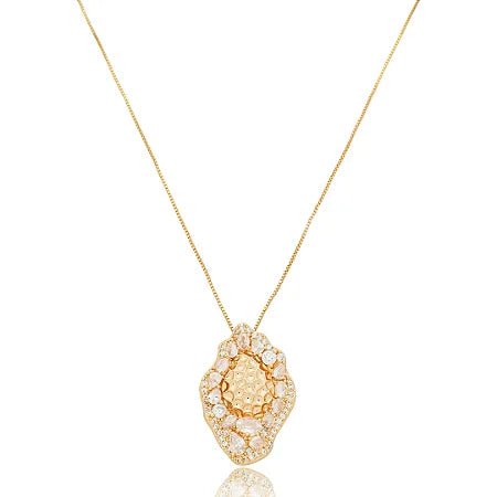 Golden Filigree Halskette - Maison Venus Noir