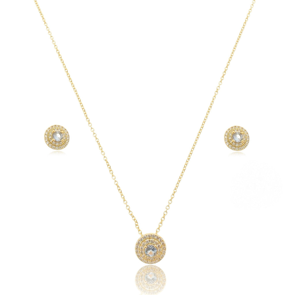 Golden Topaz Radiance Schmuckset - Maison Venus Noir