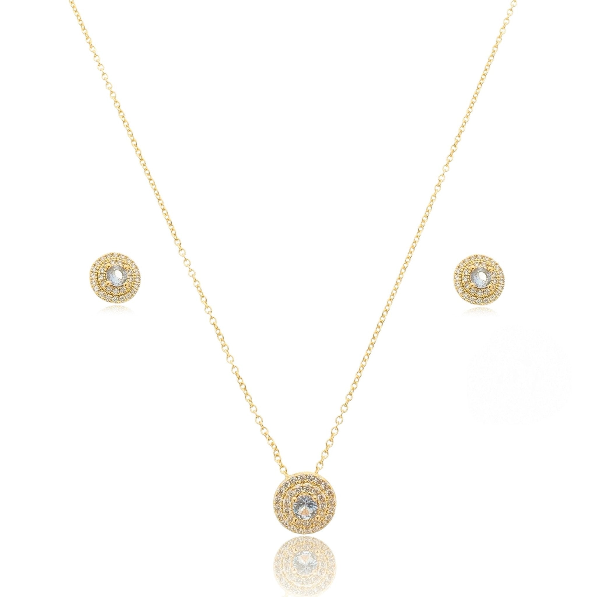 Golden Topaz Radiance Schmuckset - Maison Venus Noir