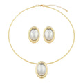 Moonlight Oval Schmuckset - Maison Venus Noir