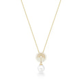 Perle Lumière – Halskette mit Shell - Perle und Zirkonia - Maison Venus Noir