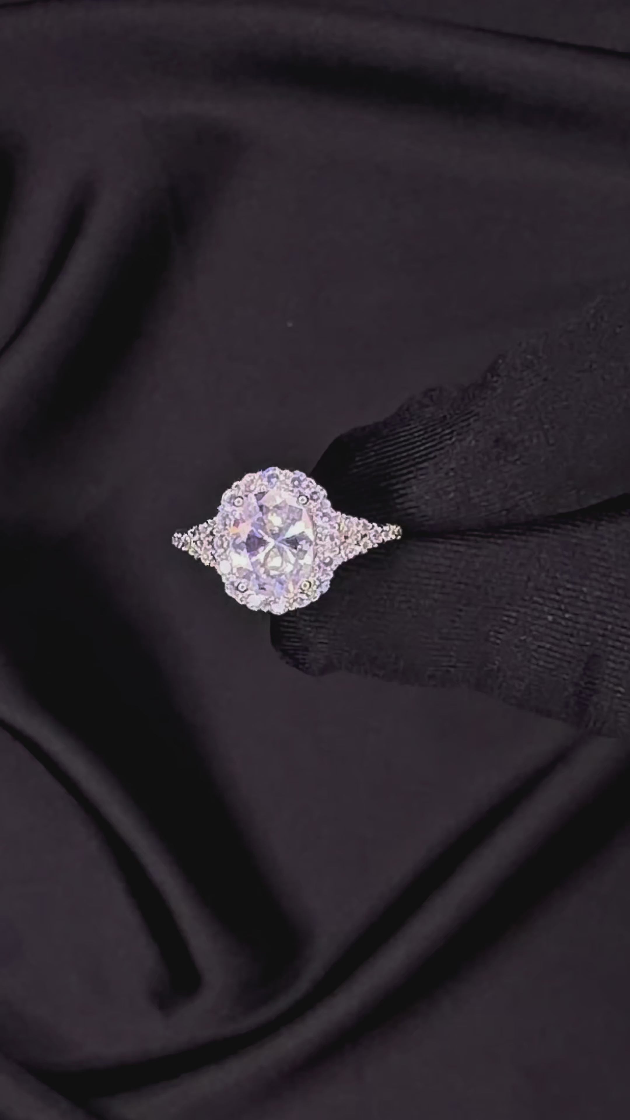 Silver Crystal Royale Ring
