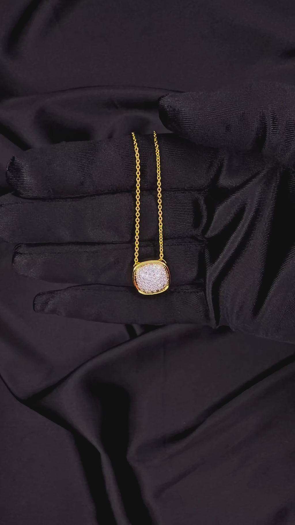 Golden Crystal Aura Set