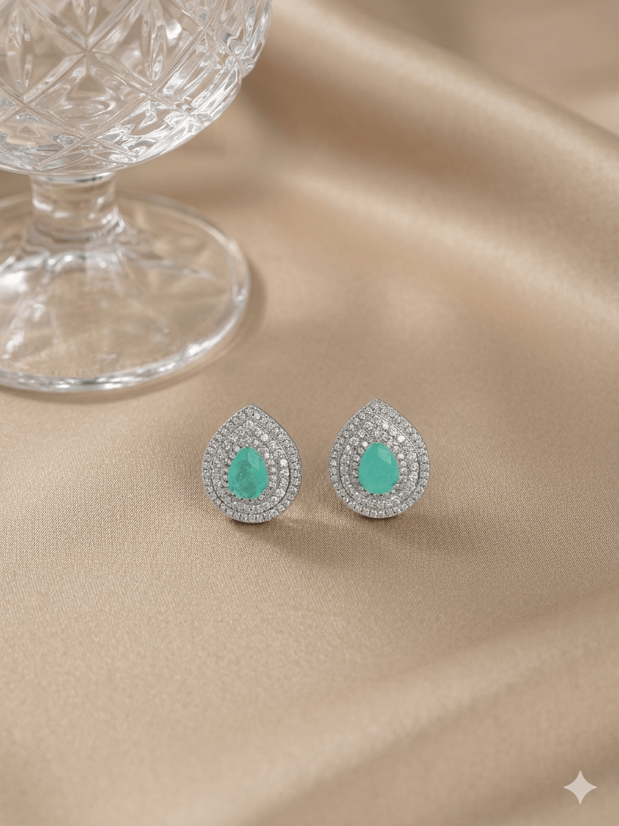 Venus Celestia Drop Earrings - Maison Venus Noir